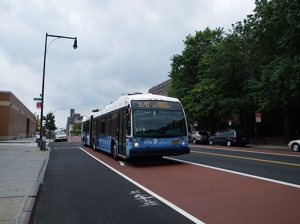 Photo courtesy of the Department of Transportation The Bx41 in the Bronx has saved passengers 19 to 23 percent in travel time since becoming a Select Bus Service.
